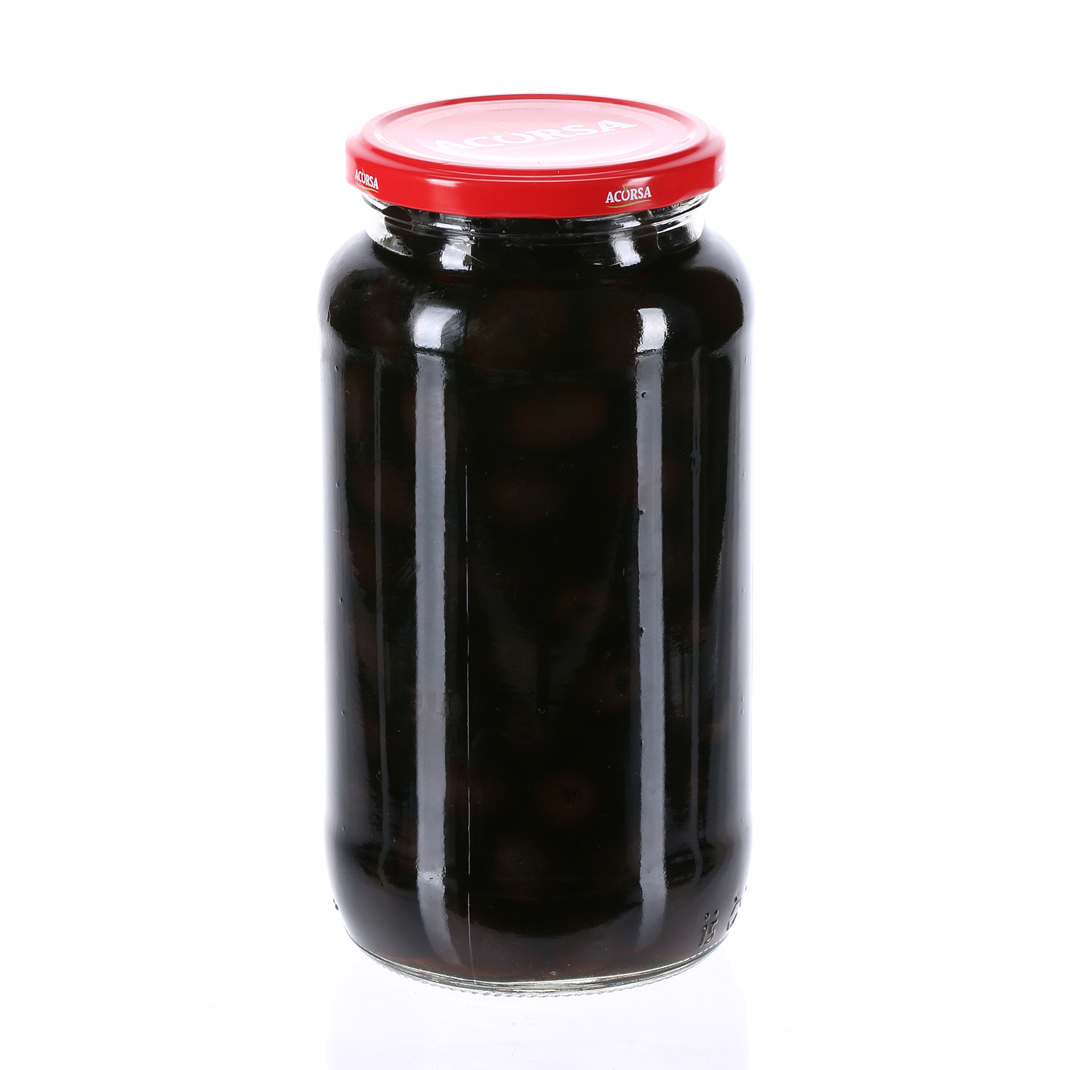 Acorsa Olives Black Plain Jar 575 g