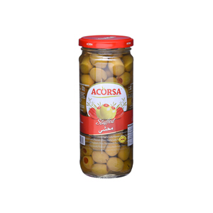 Acorsa Olives Green Stuffed Jar 350 g