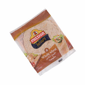 ميشن خبز تورتيلا القمح الكامل 420 جرام × 6 جرام