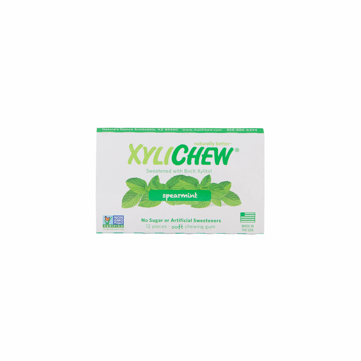 X yliChew Gum Spearmint 12S