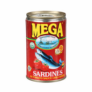 Mega Sardines In Tomato Sauce with Chilli 155 g