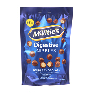 Mcvities Nibbles Double Chocolate 120 g