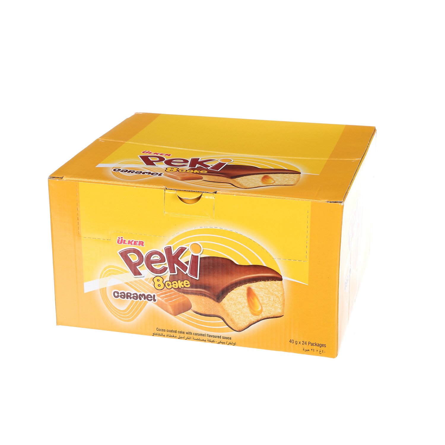 أولكر كيك شوكولاتة بالكراميل 40 جرام × 24 حبة