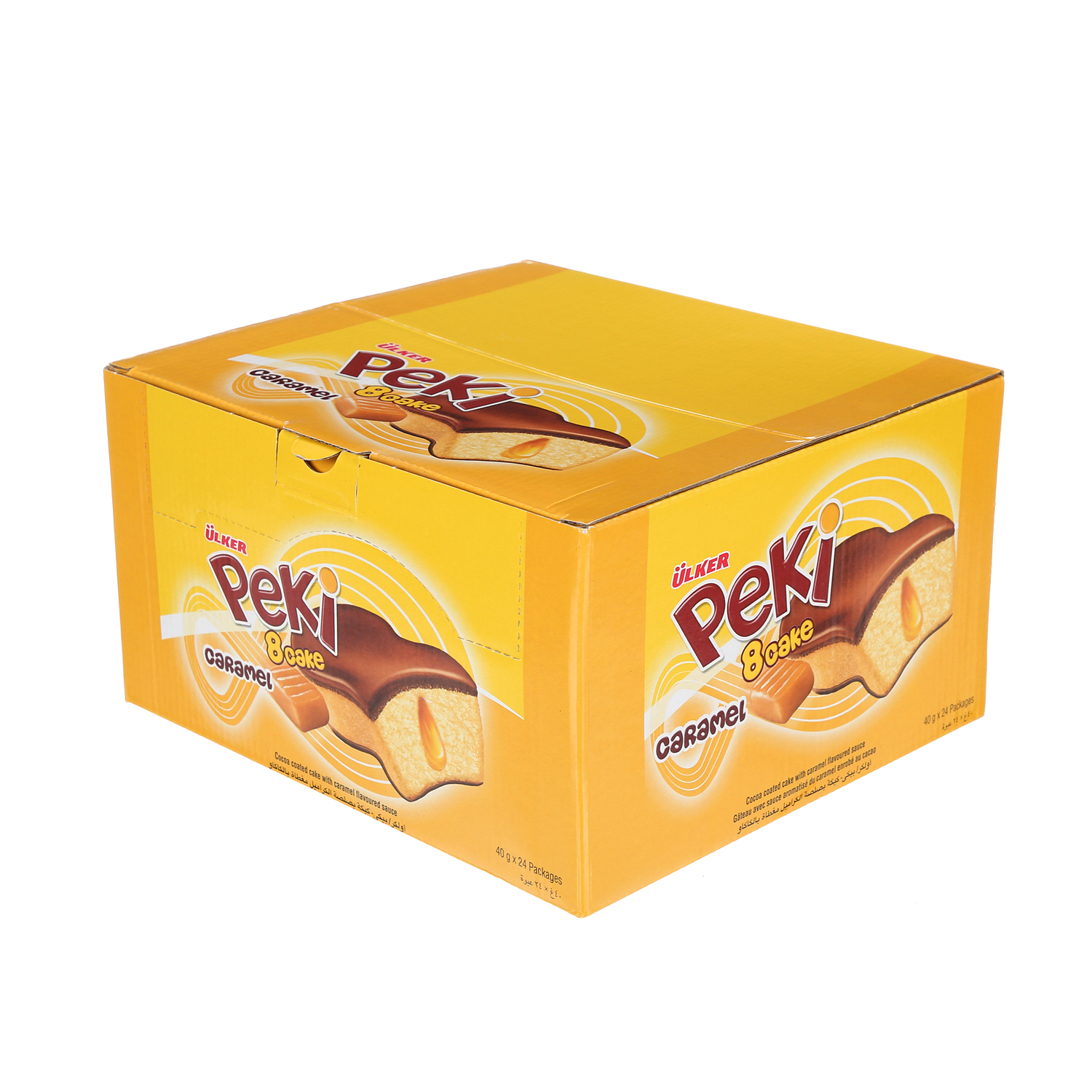 Ulker Peki 8 Caramel Cake 40gm × 24'S