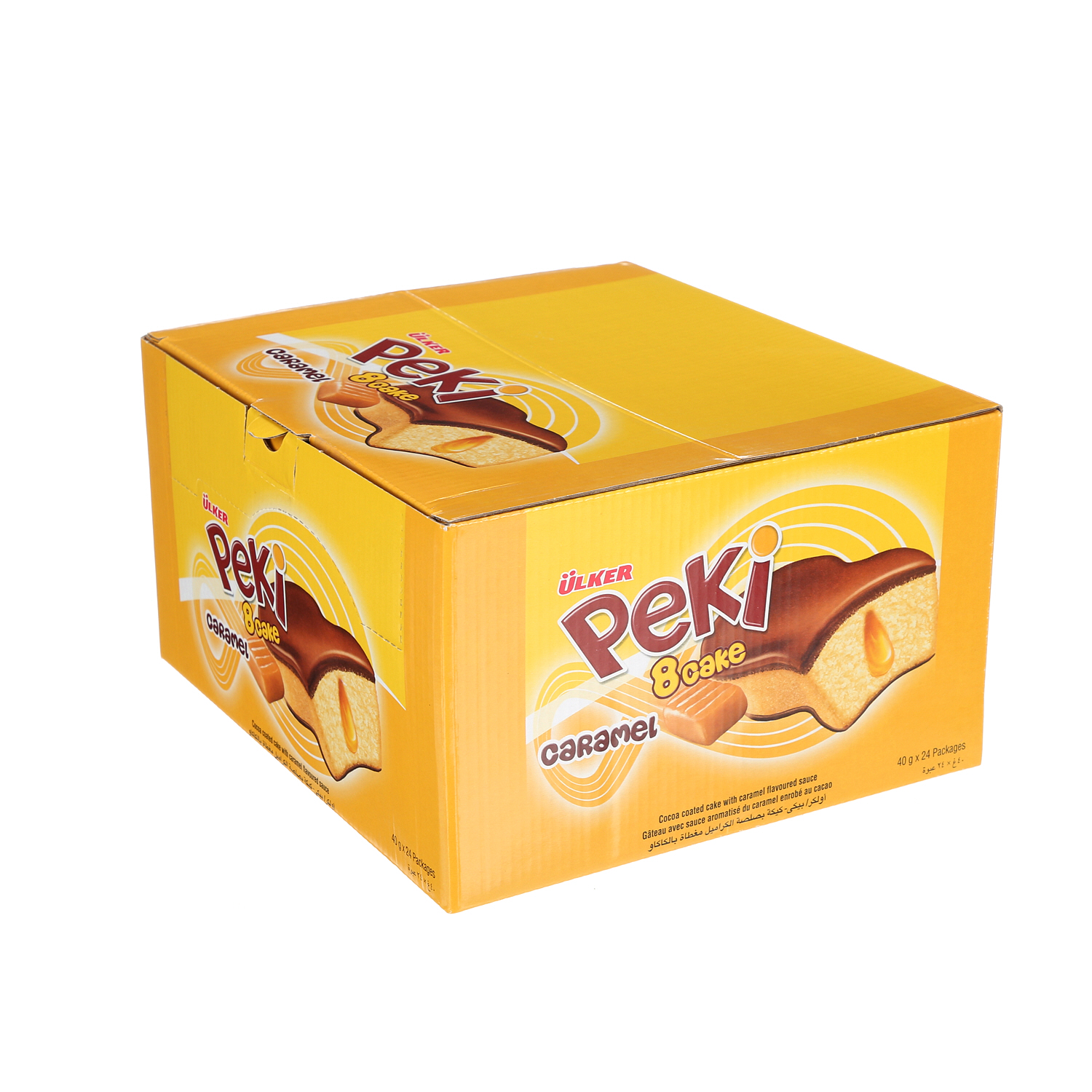 Ulker Peki 8 Caramel Cake 40gm × 24'S
