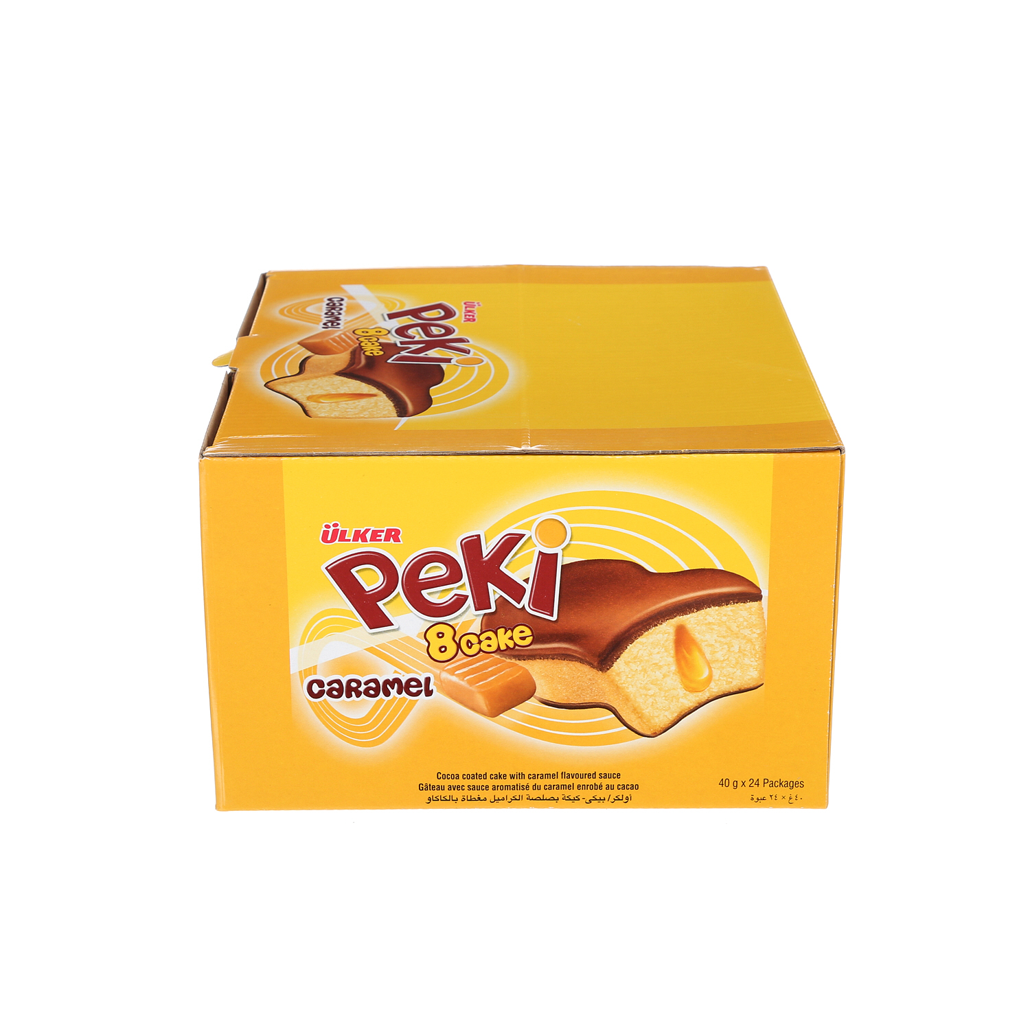 Ulker Peki 8 Caramel Cake 40gm × 24'S