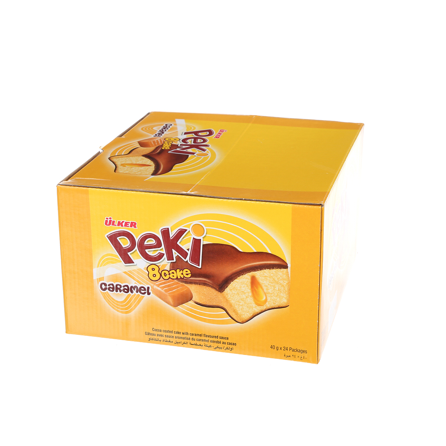 Ulker Peki 8 Caramel Cake 40gm × 24'S