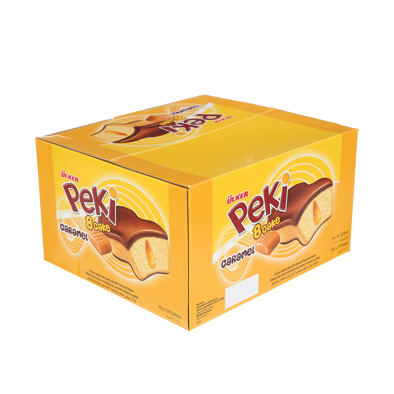 Ulker Peki 8 Caramel Cake 40gm × 24'S