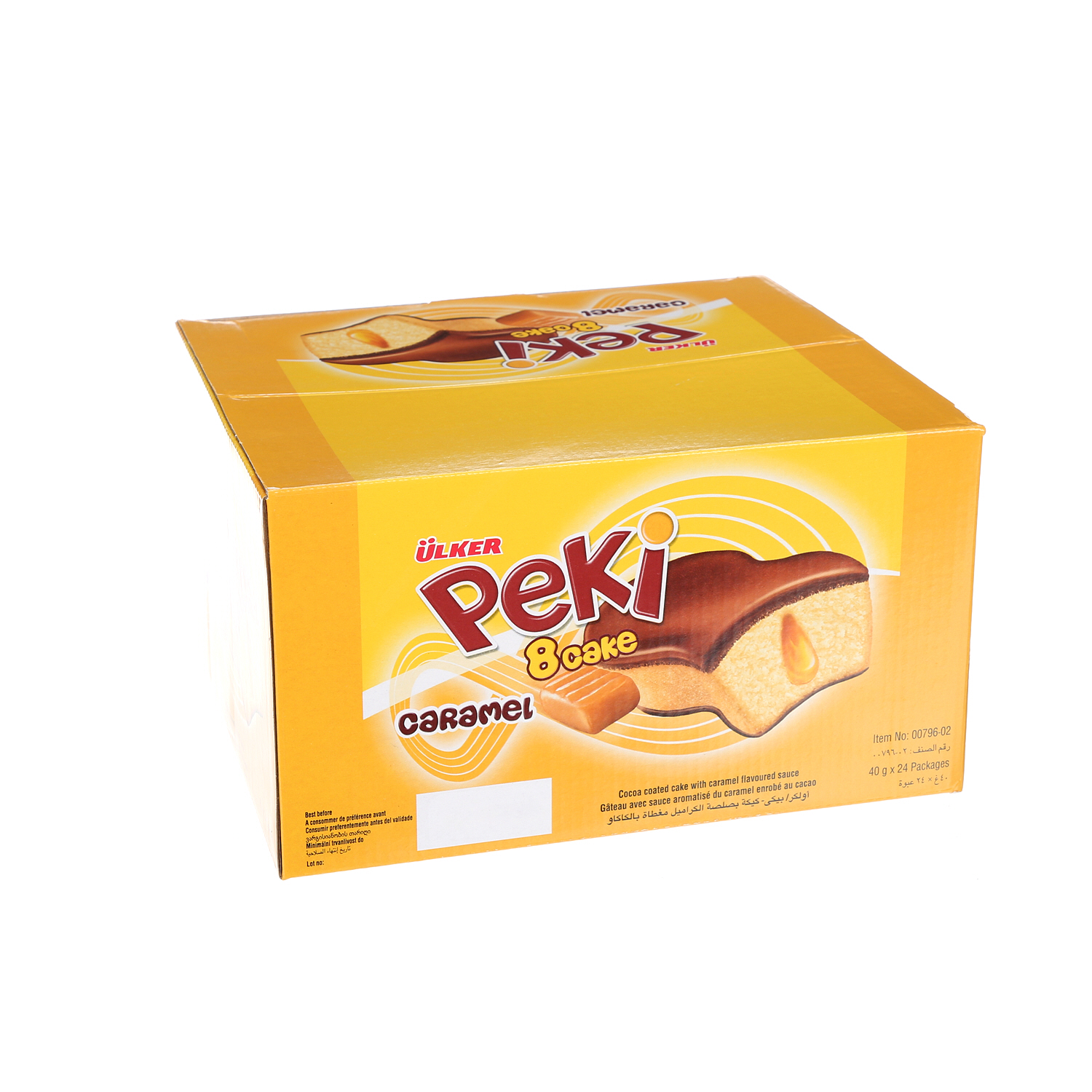 Ulker Peki 8 Caramel Cake 40gm × 24'S