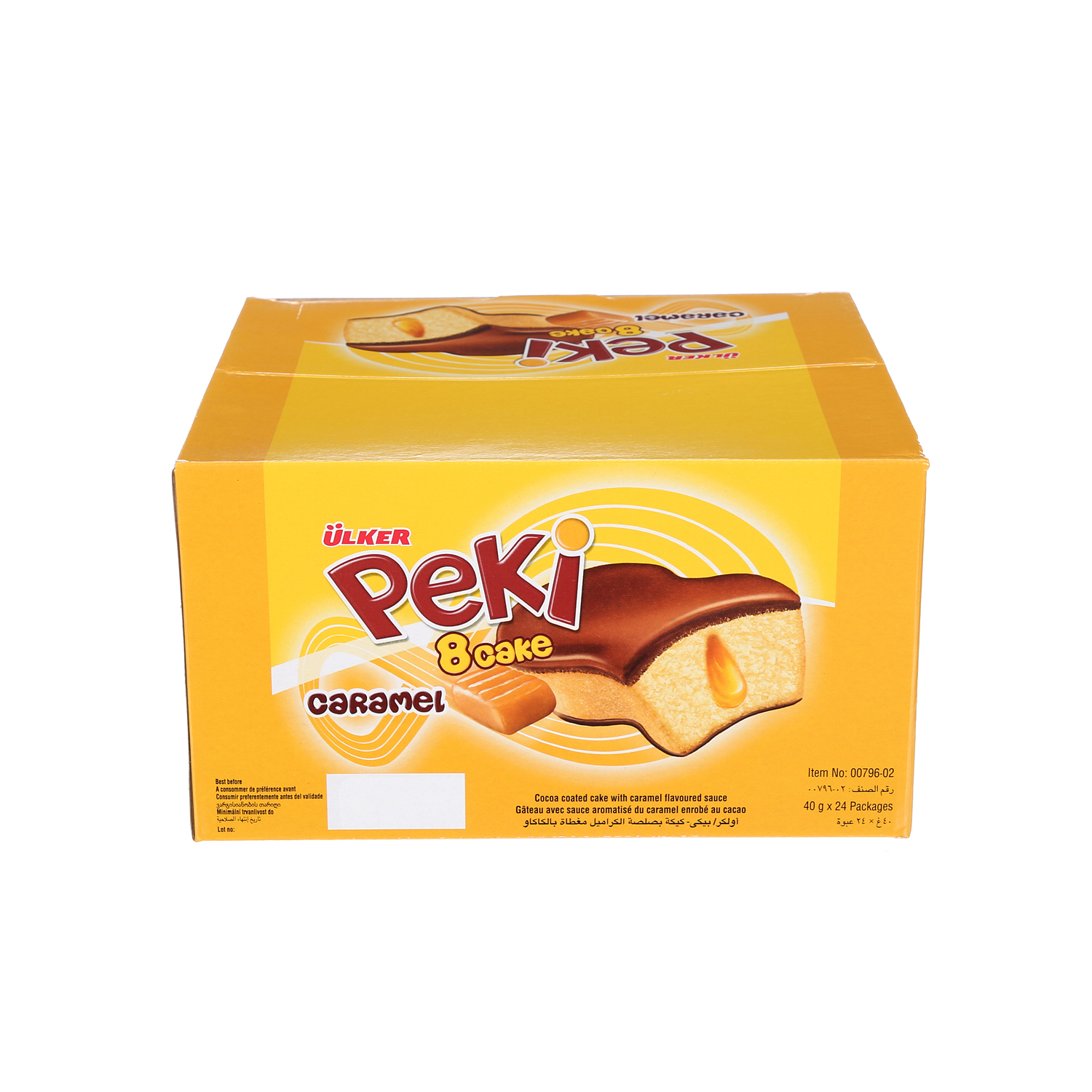 Ulker Peki 8 Caramel Cake 40gm × 24'S