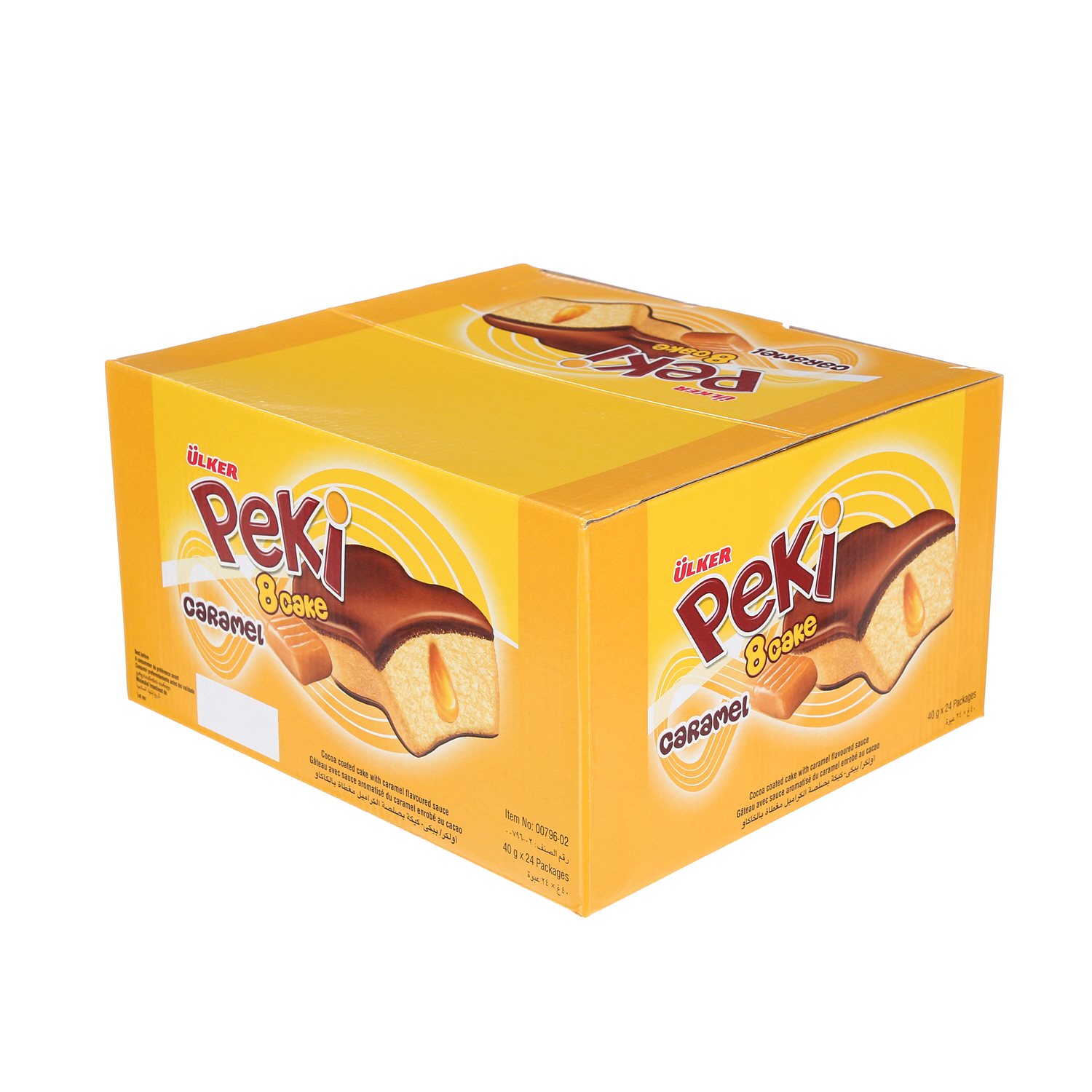 Ulker Peki 8 Caramel Cake 40gm × 24'S