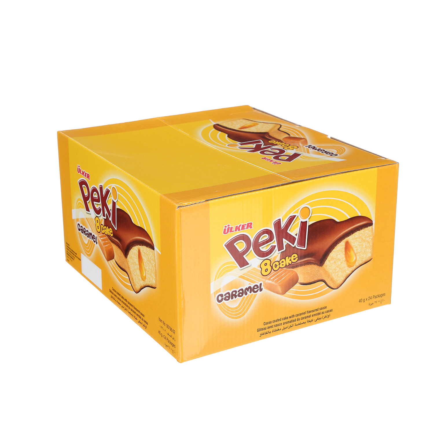 Ulker Peki 8 Caramel Cake 40gm × 24'S