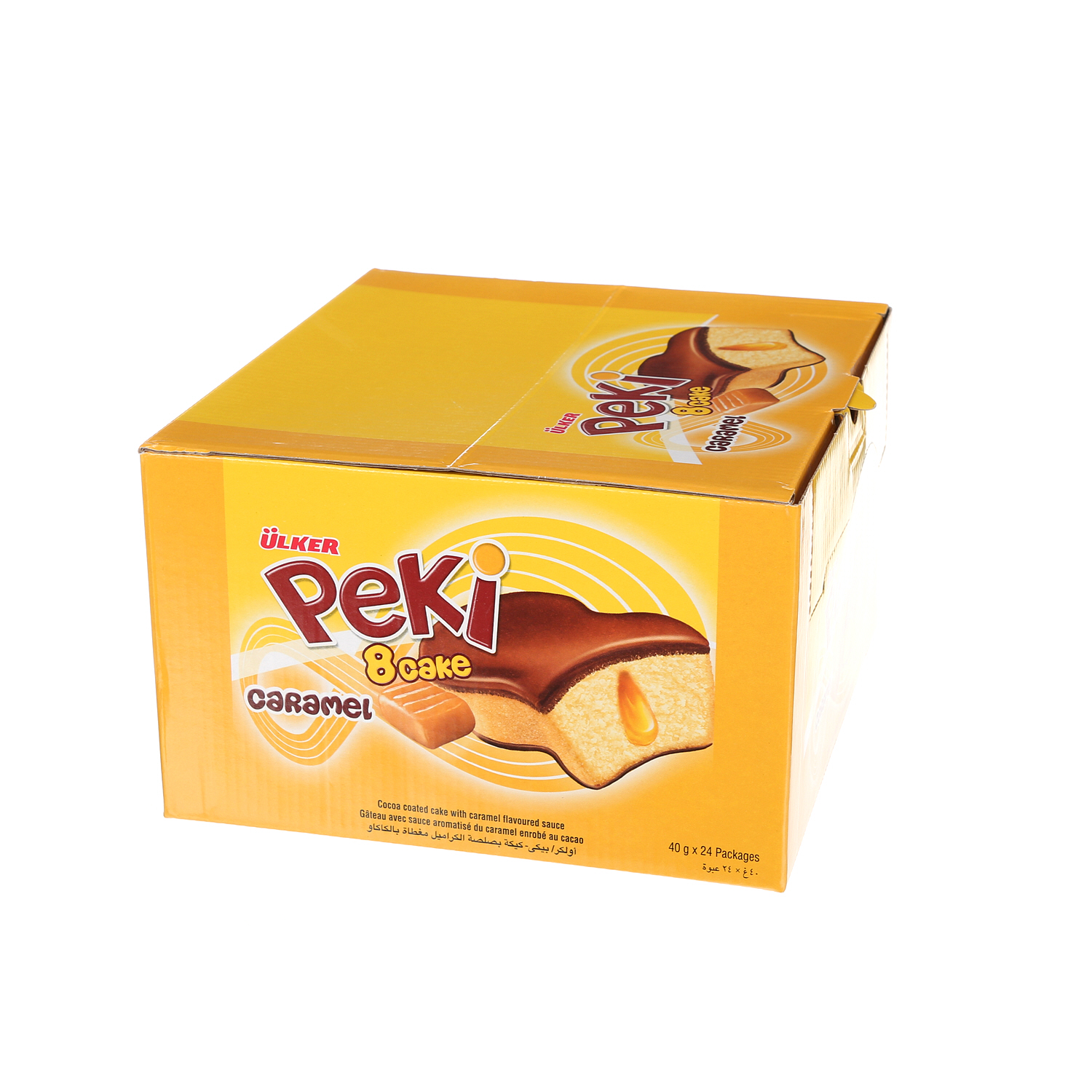 Ulker Peki 8 Caramel Cake 40gm × 24'S