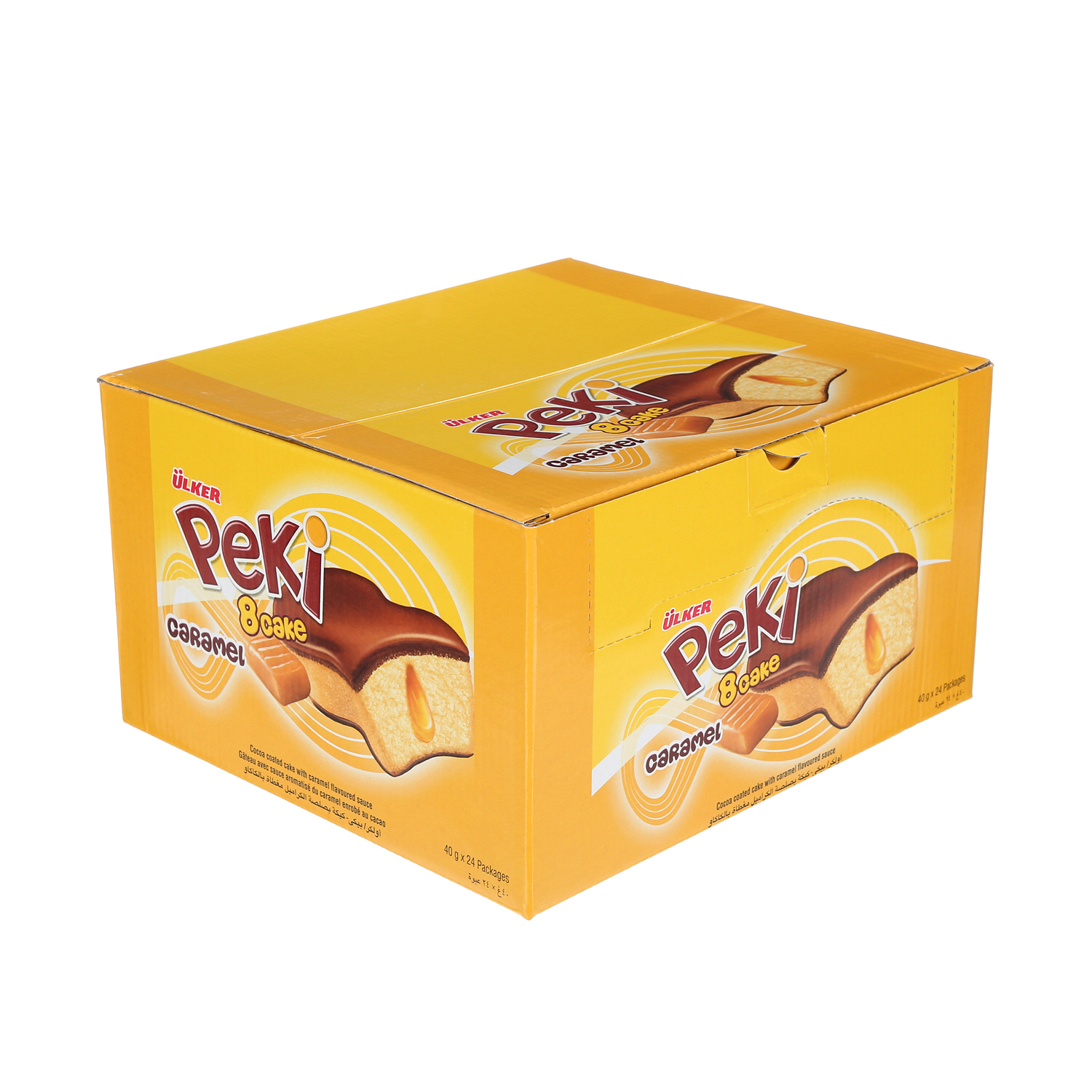 أولكر كيك شوكولاتة بالكراميل 40 جرام × 24 حبة