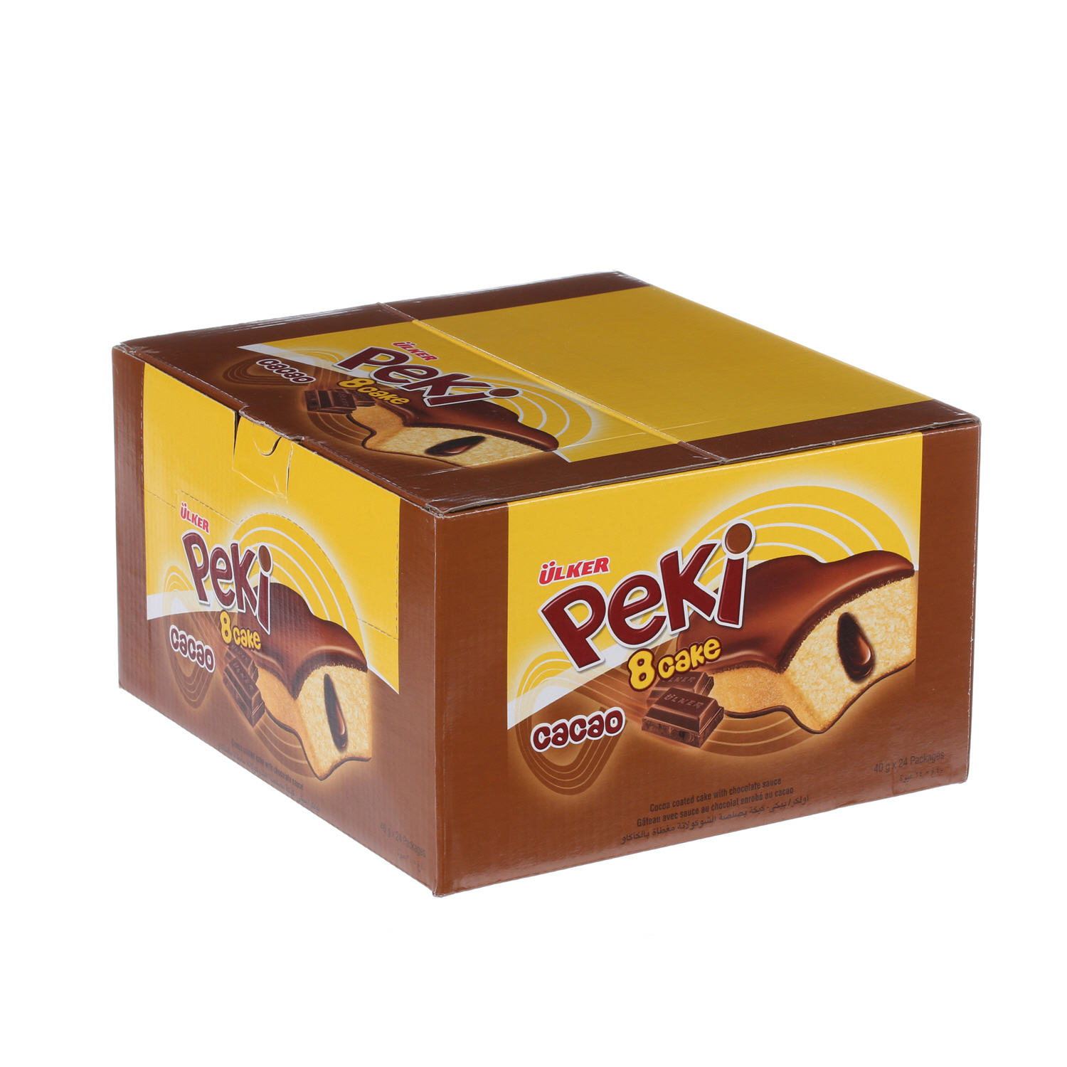 Ulker Peki 8 Cacao Cake 40gm × 24'S