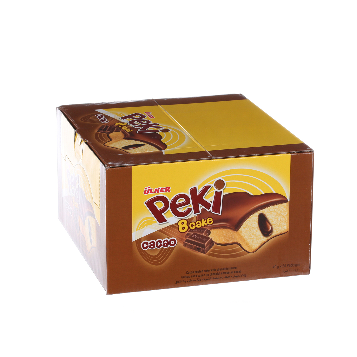 Ulker Peki 8 Cacao Cake 40gm × 24'S