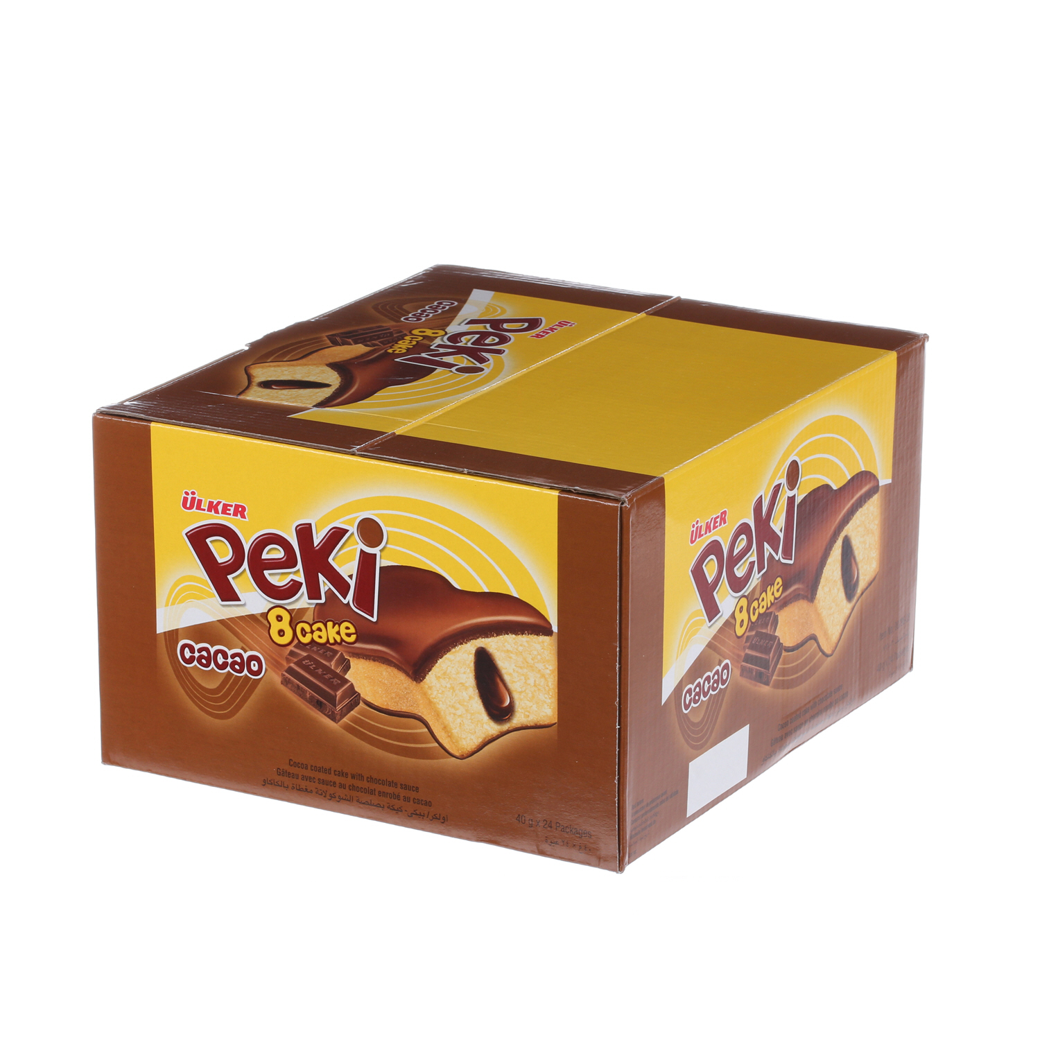 Ulker Peki 8 Cacao Cake 40gm × 24'S