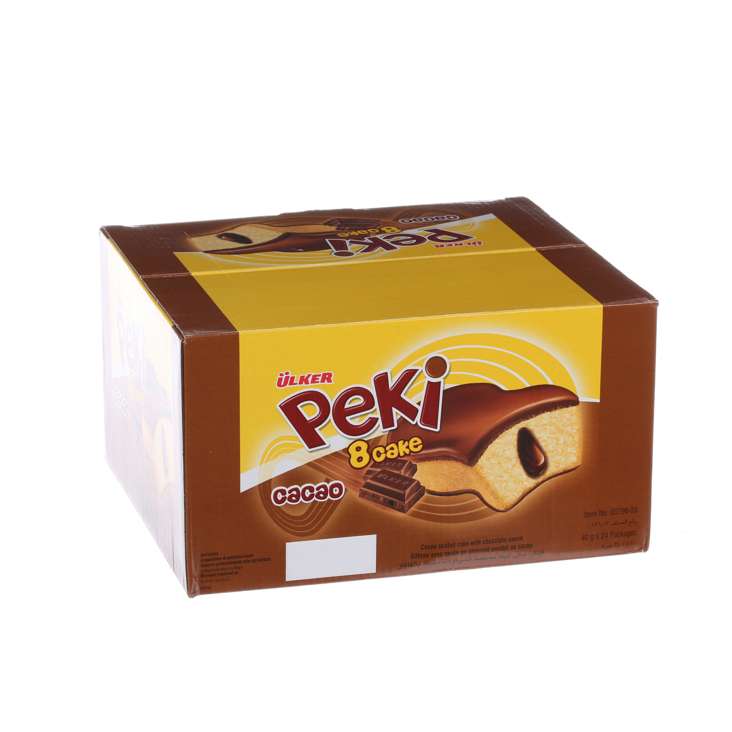 Ulker Peki 8 Cacao Cake 40gm × 24'S