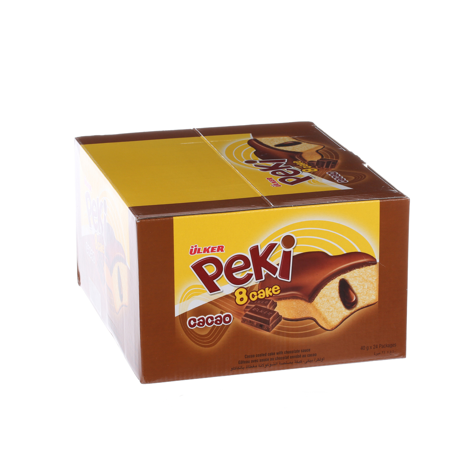 Ulker Peki 8 Cacao Cake 40gm × 24'S