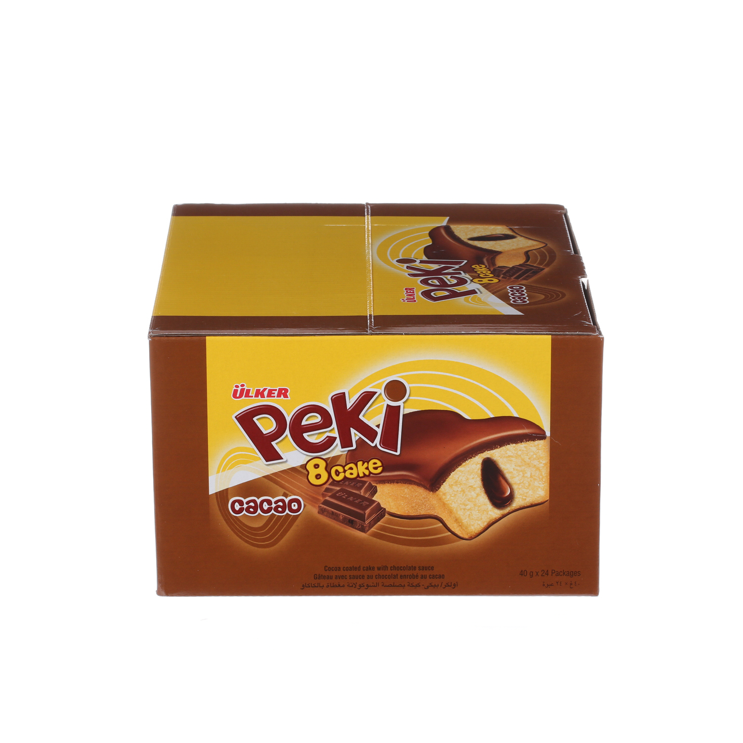 Ulker Peki 8 Cacao Cake 40gm × 24'S