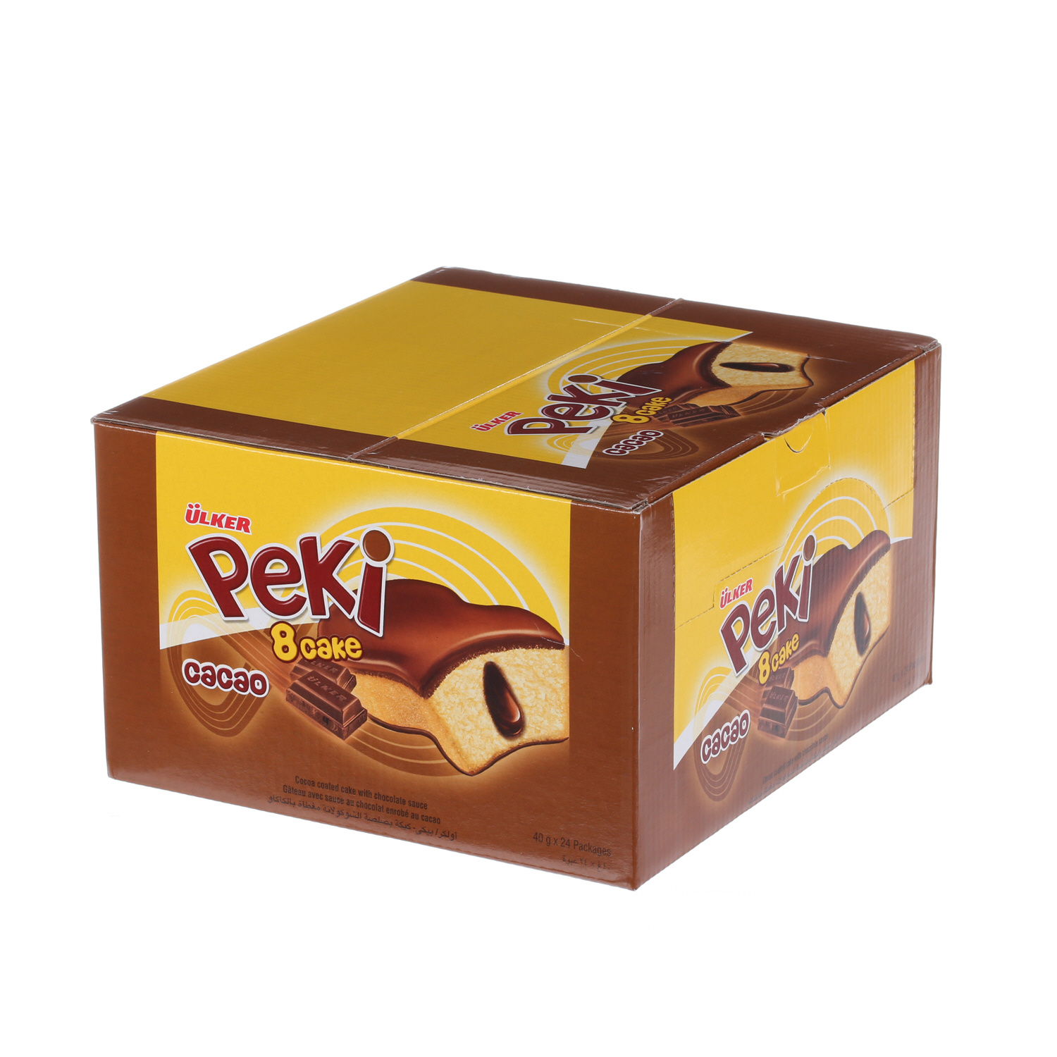 Ulker Peki 8 Cacao Cake 40gm × 24'S