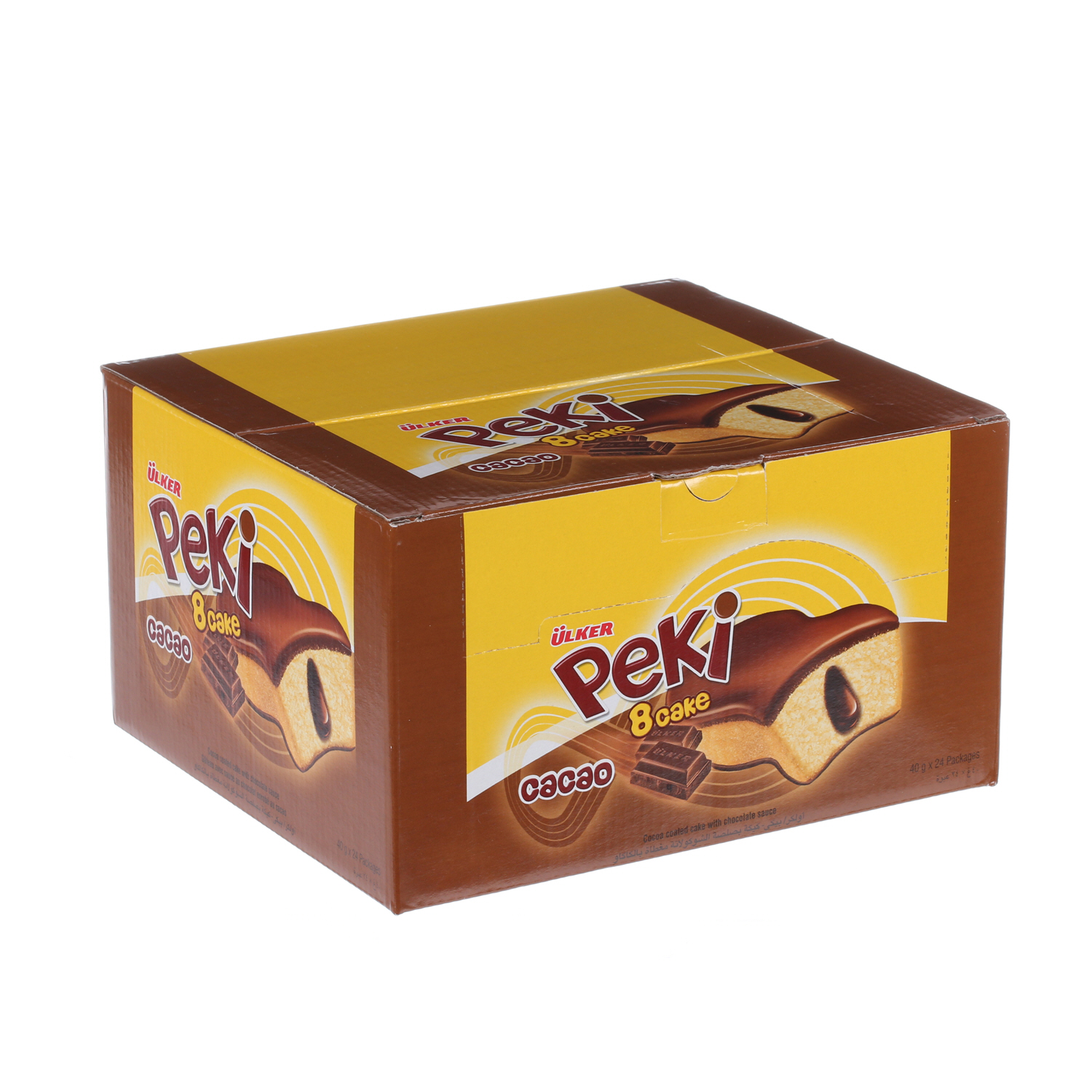 Ulker Peki 8 Cacao Cake 40gm × 24'S