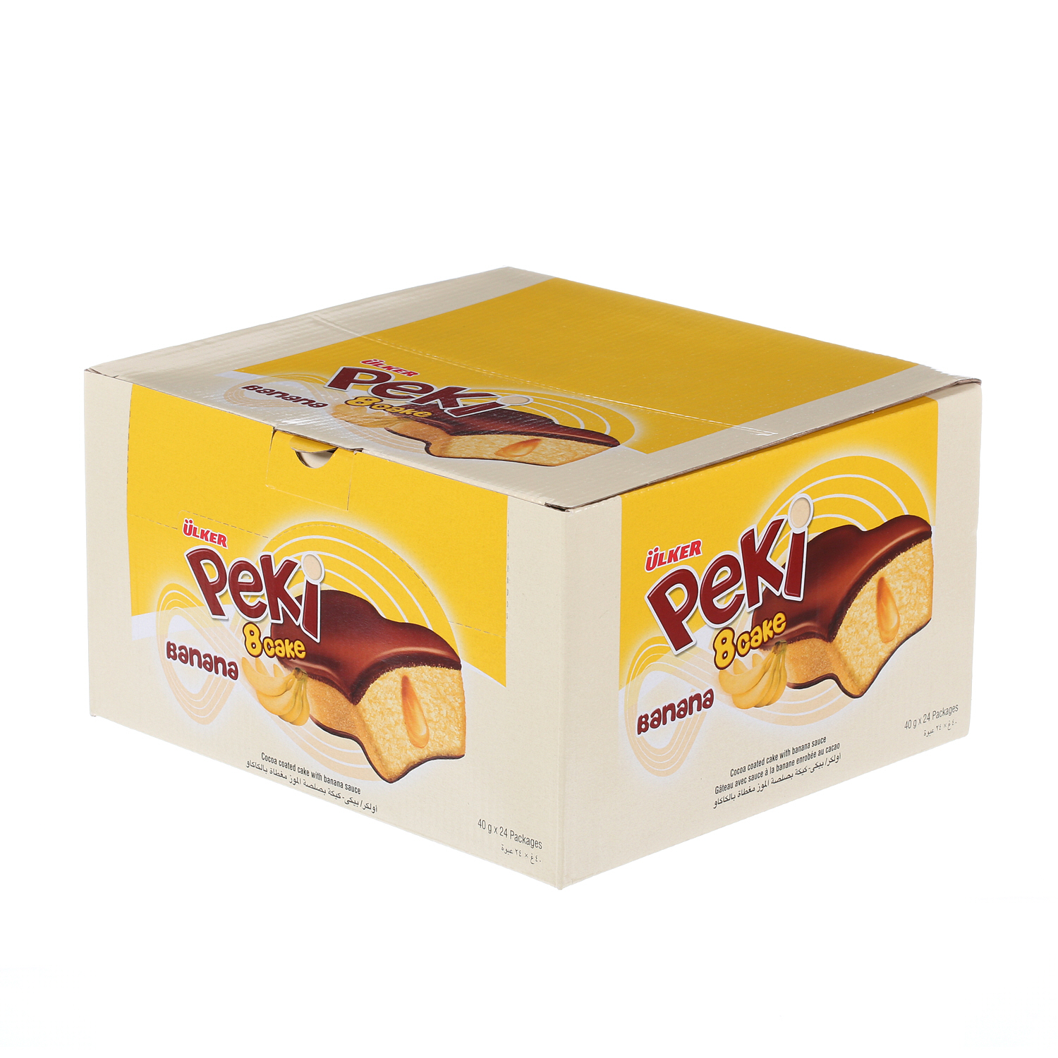 Ulker Peki 8 Banana Cake 40gm × 24'S