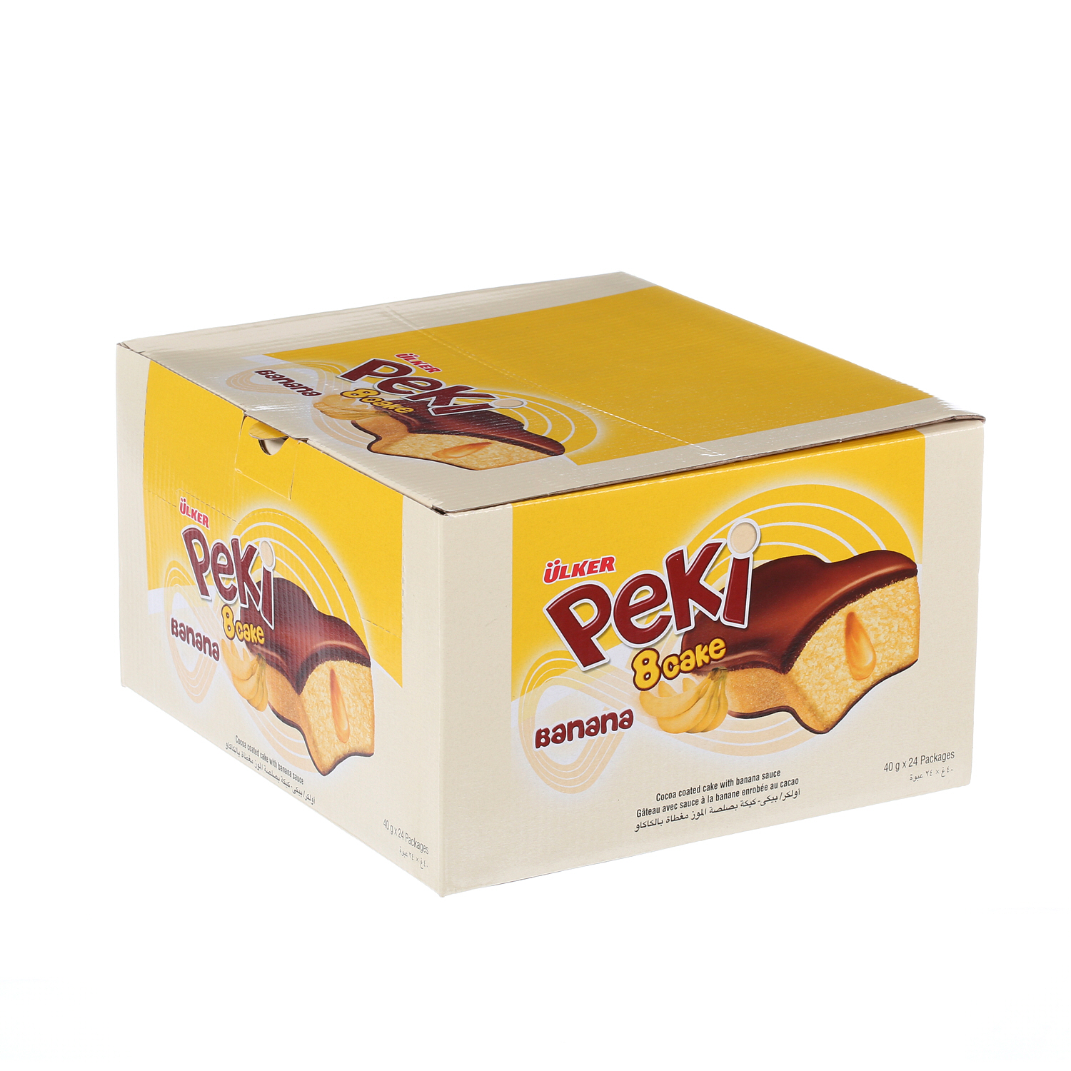 Ulker Peki 8 Banana Cake 40gm × 24'S