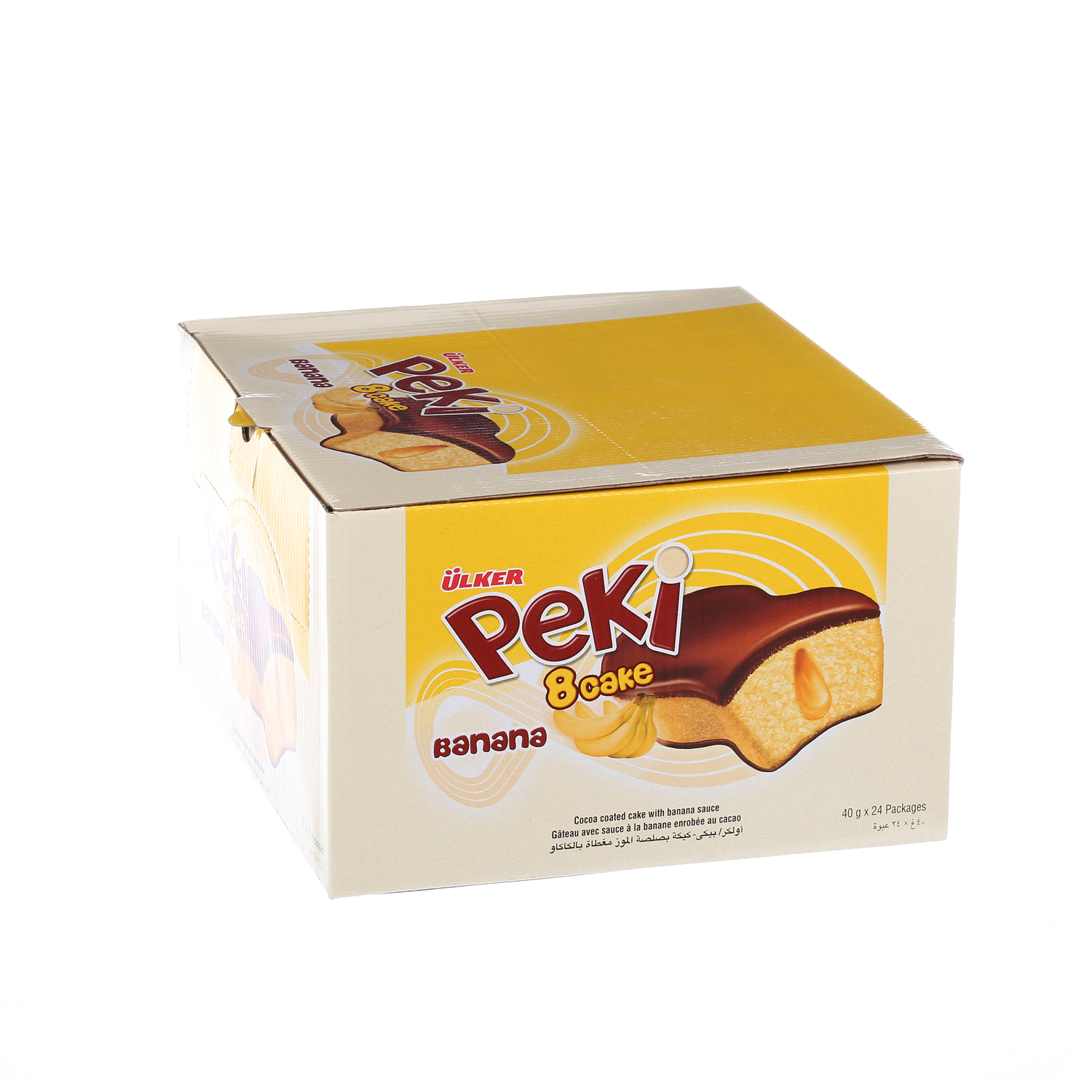 Ulker Peki 8 Banana Cake 40gm × 24'S