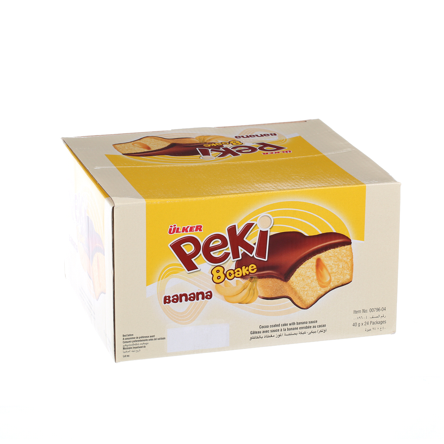 Ulker Peki 8 Banana Cake 40gm × 24'S