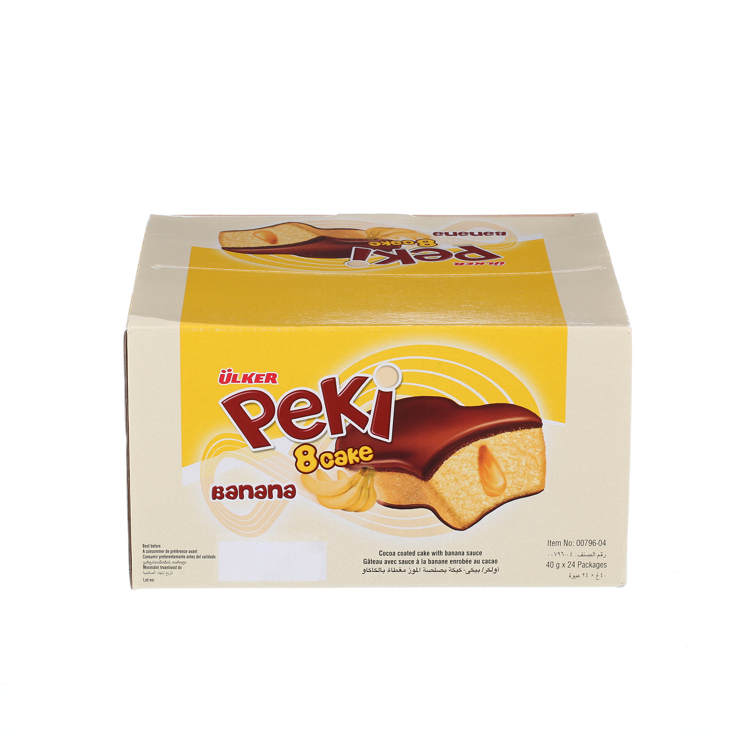 Ulker Peki 8 Banana Cake 40gm × 24'S