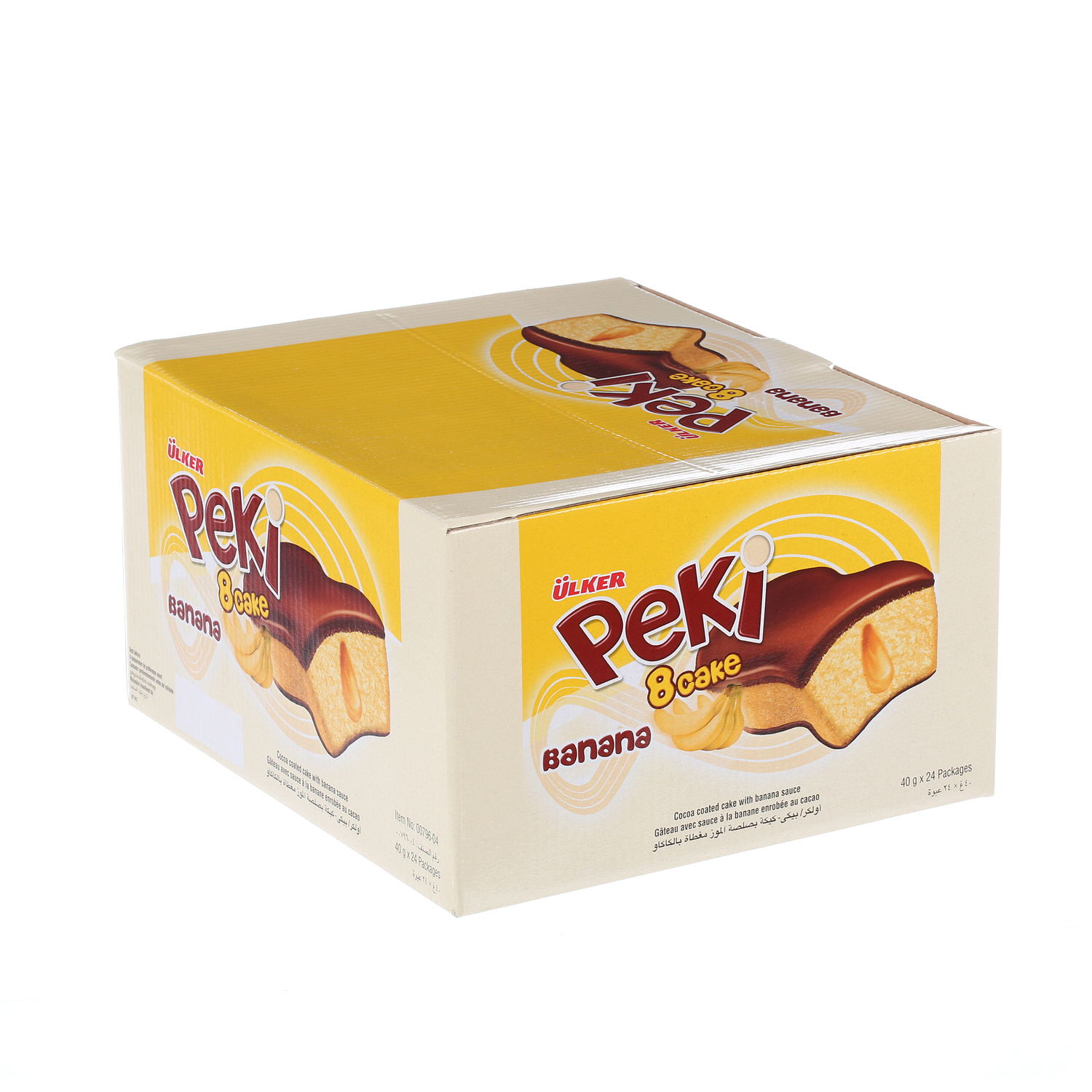 Ulker Peki 8 Banana Cake 40gm × 24'S