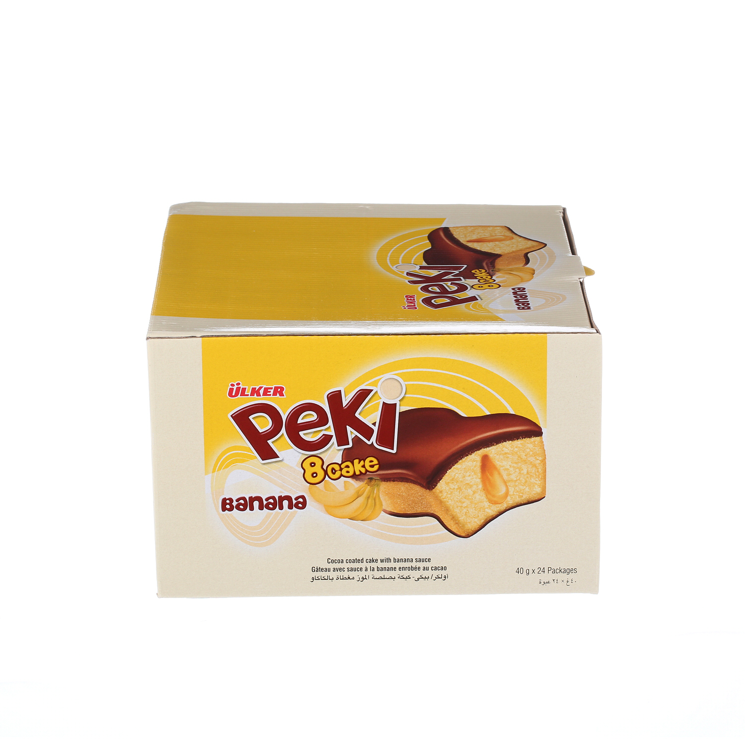 Ulker Peki 8 Banana Cake 40gm × 24'S