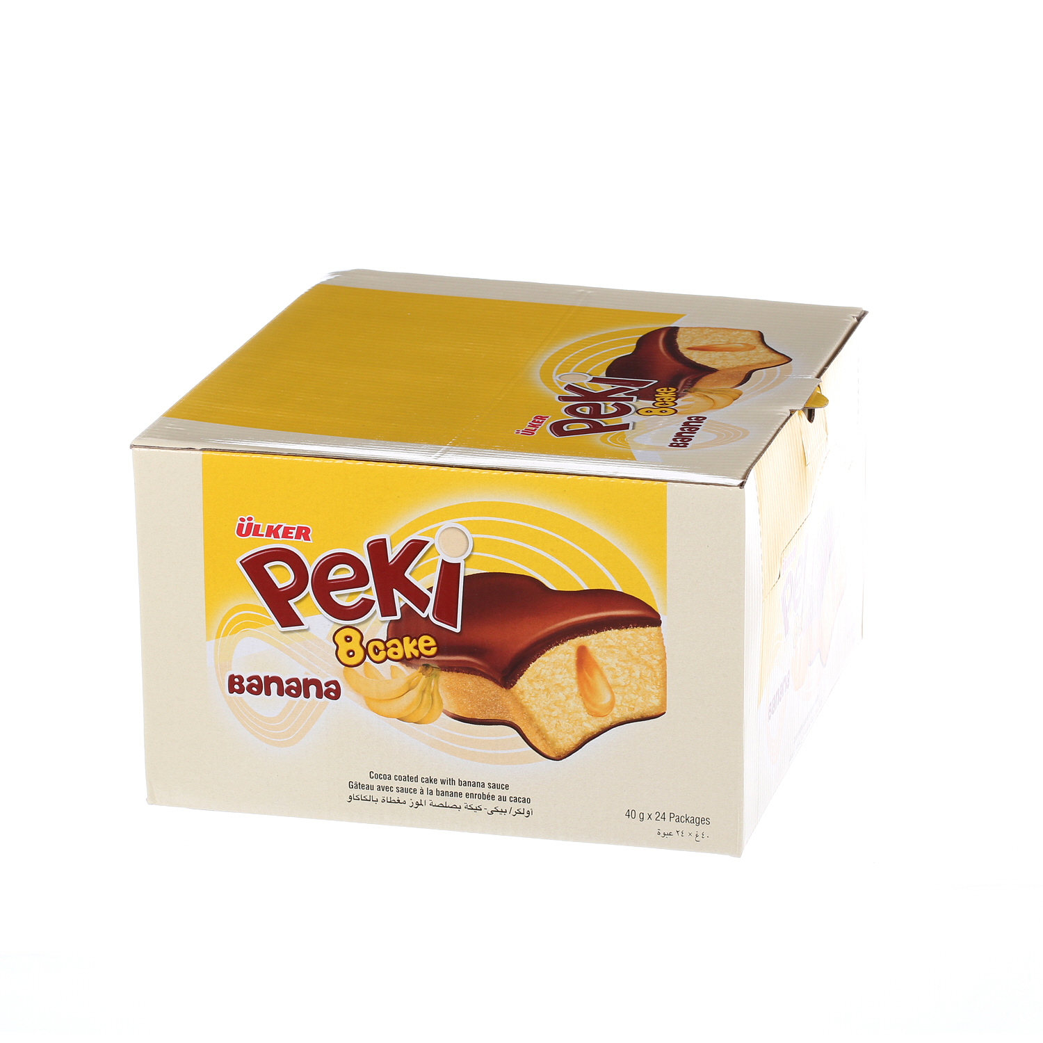 Ulker Peki 8 Banana Cake 40gm × 24'S