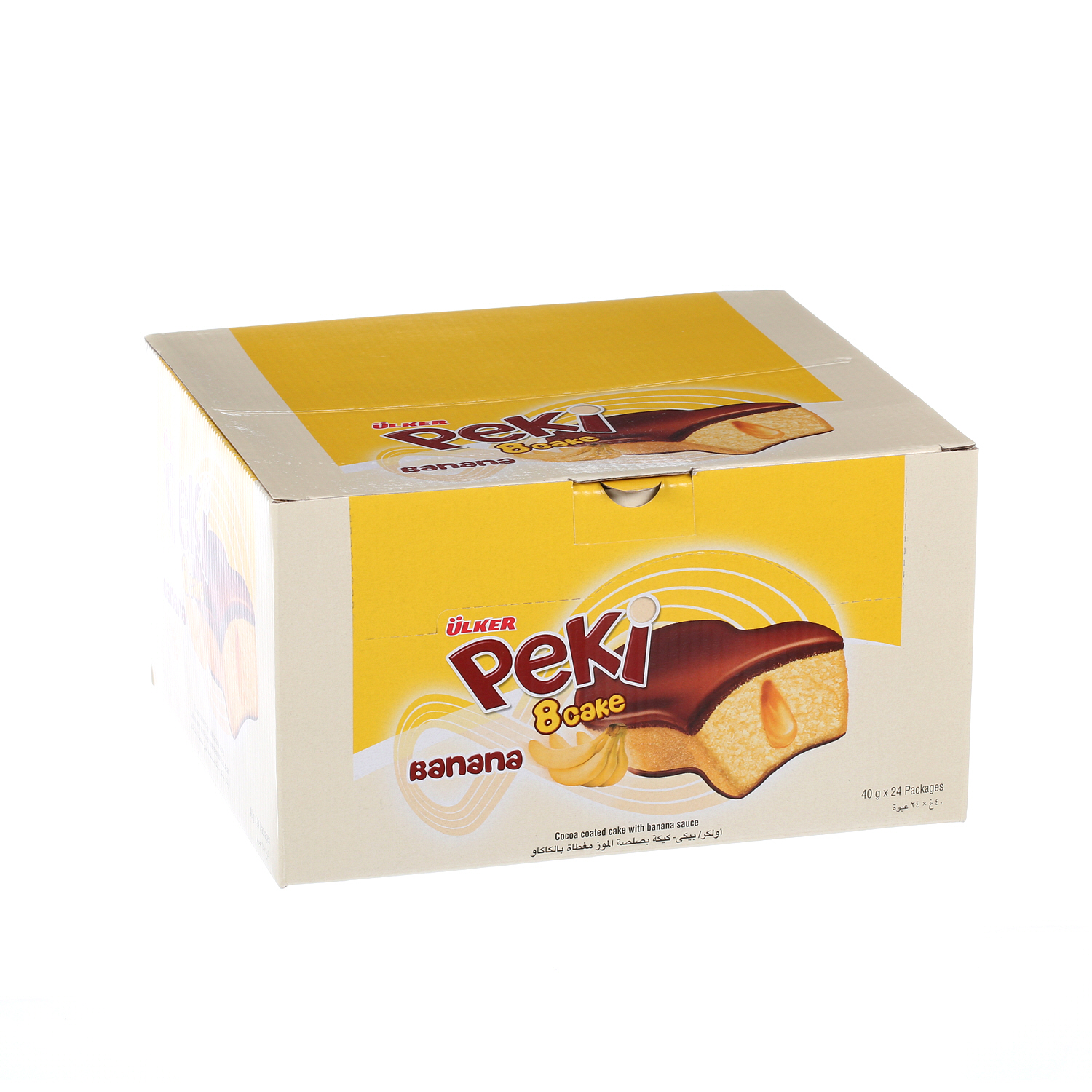 Ulker Peki 8 Banana Cake 40gm × 24'S