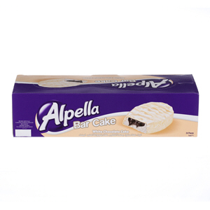 Ulker Alpella White Choco Cake 40gm × 24'S