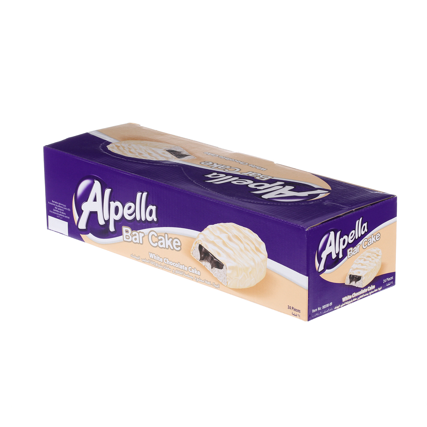 أولكر كيك شوكولاتة بيضاء ألبيلا 40 جرام × 24 قطعة