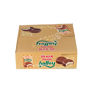 Ulker Halley Chocolate Biscuit Sandwich 26gm × 24'S