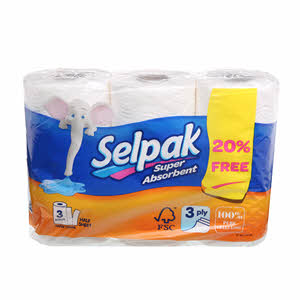 Selpak Kitchen Towel 3 Roll  Offer