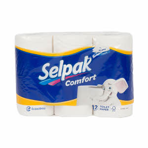 Selpak Toilet Paper Comfort 12 Rolls