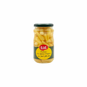 Tat Pickled Hot Yellow Peppers 330gm