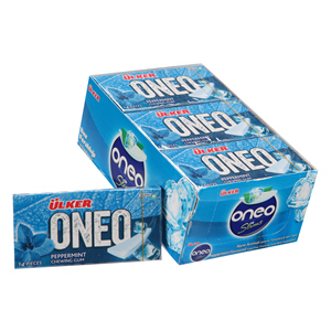 Ulker Oneo Slim Peppermint Chewing Gum 14'S