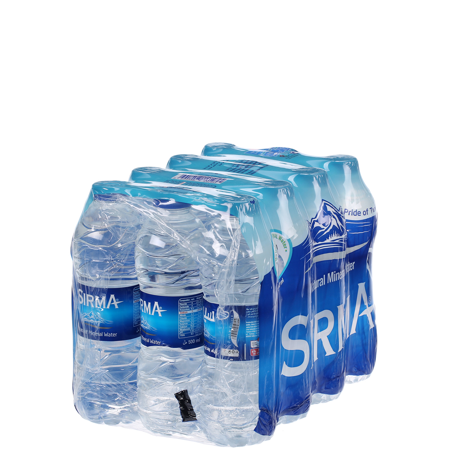Sirma Natural Spring Water 500 ml × 12 Pack