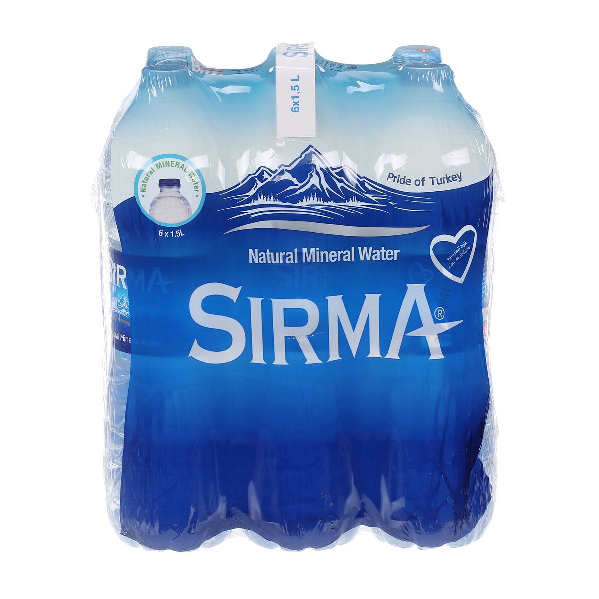 Sirma Natural Spring Water 1.5Ltr × 6'S | Sharjah Co-operative Society