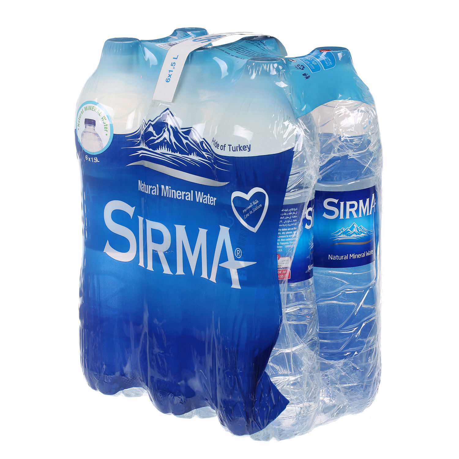 Sirma Natural Spring Water 1.5 L × 6 Pack