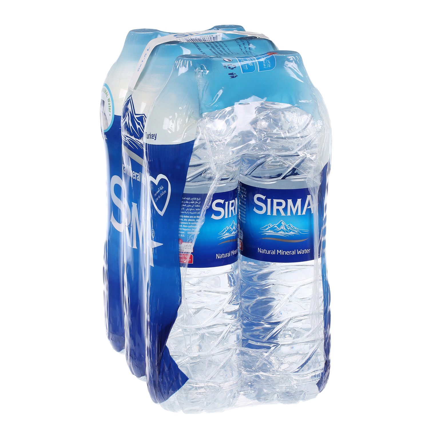 Sirma Natural Spring Water 1.5 L × 6 Pack