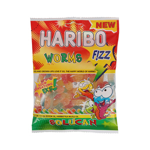 Haribo Candy Fizz Worms 160 g