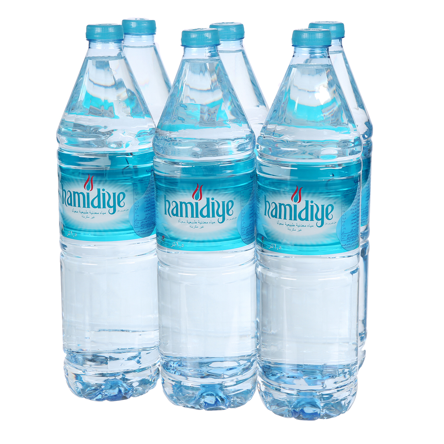 Hamidiya Natural Spring Water 1.5 L × 6 Pack