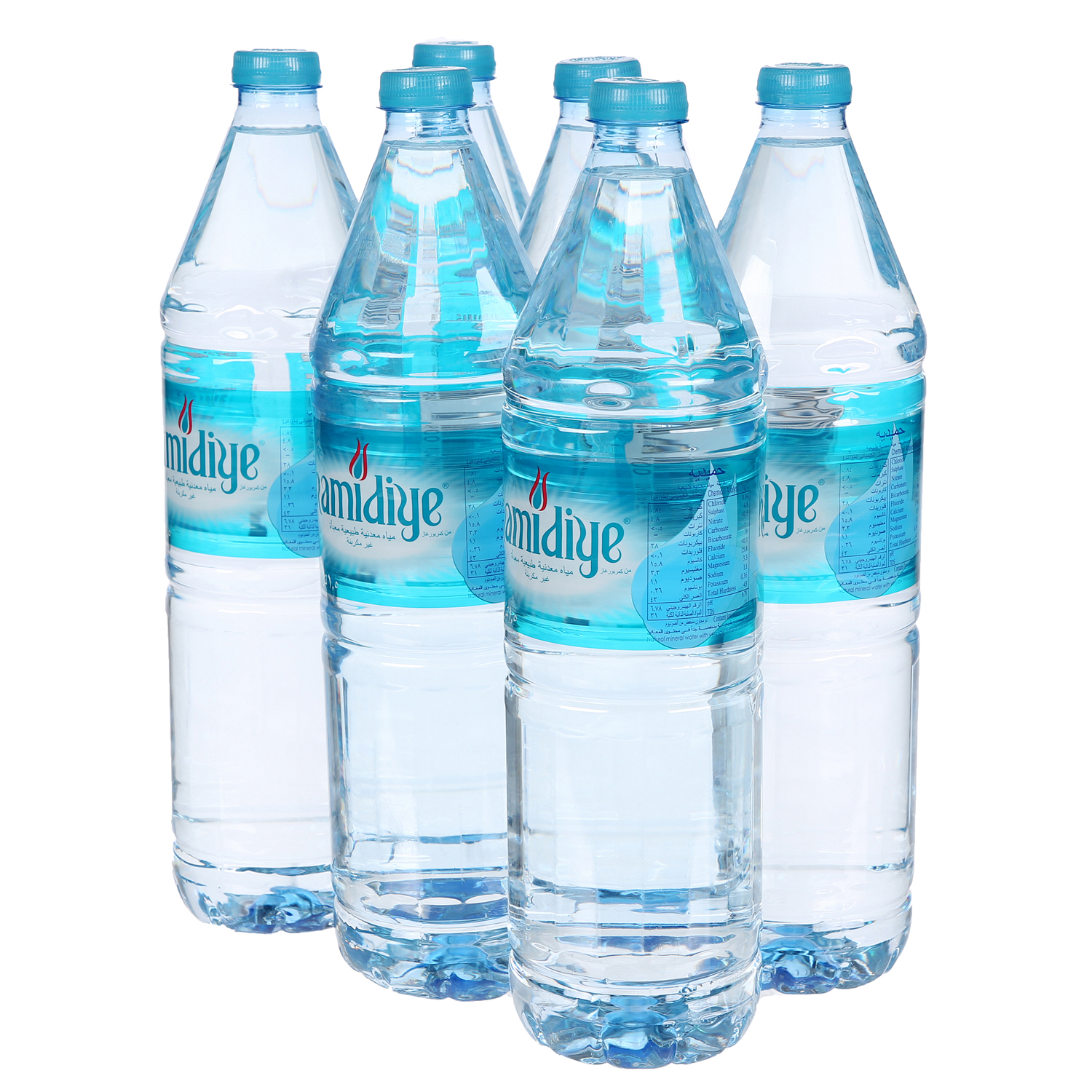 Hamidiya Natural Spring Water 1.5 L × 6 Pack