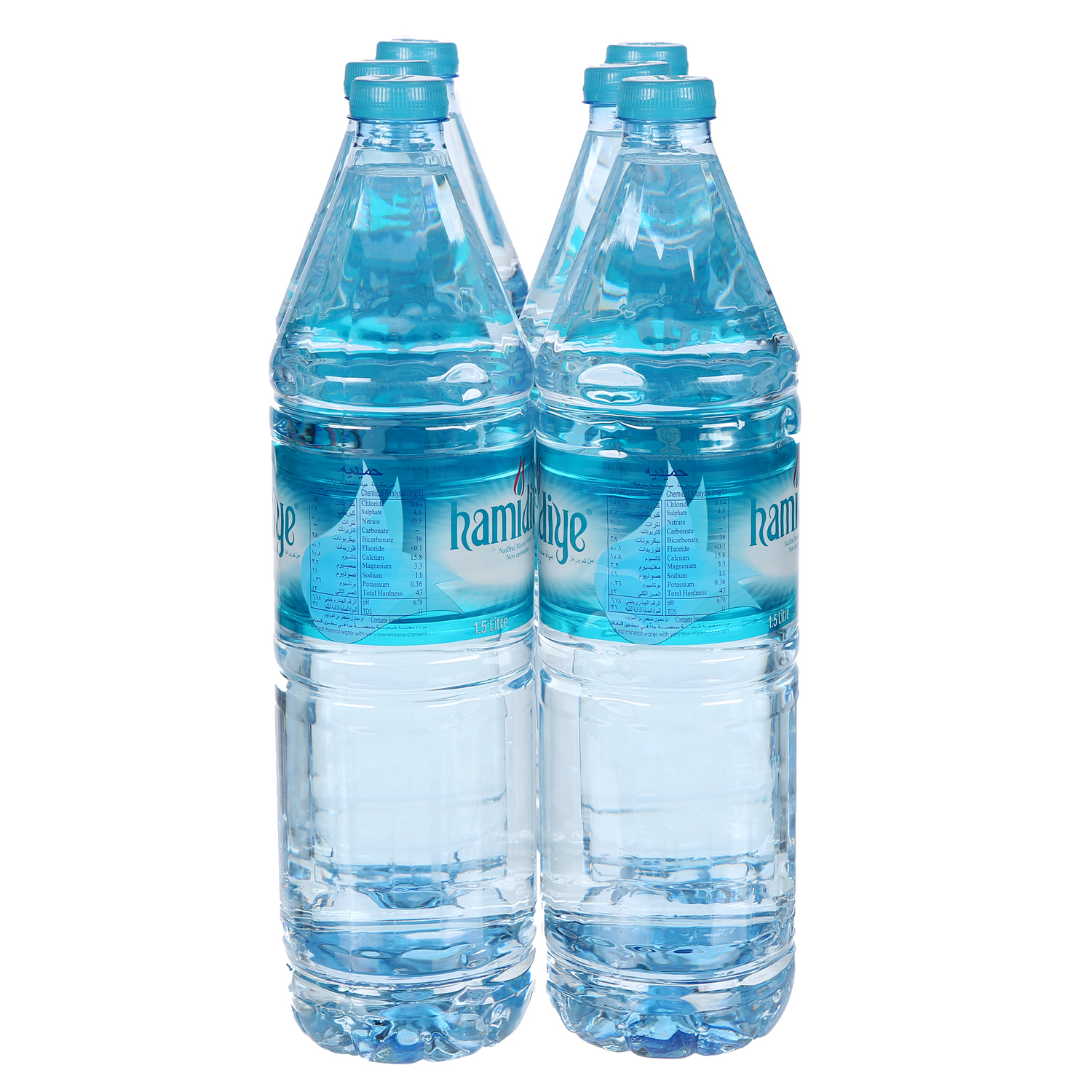 Hamidiya Natural Spring Water 1.5 L × 6 Pack